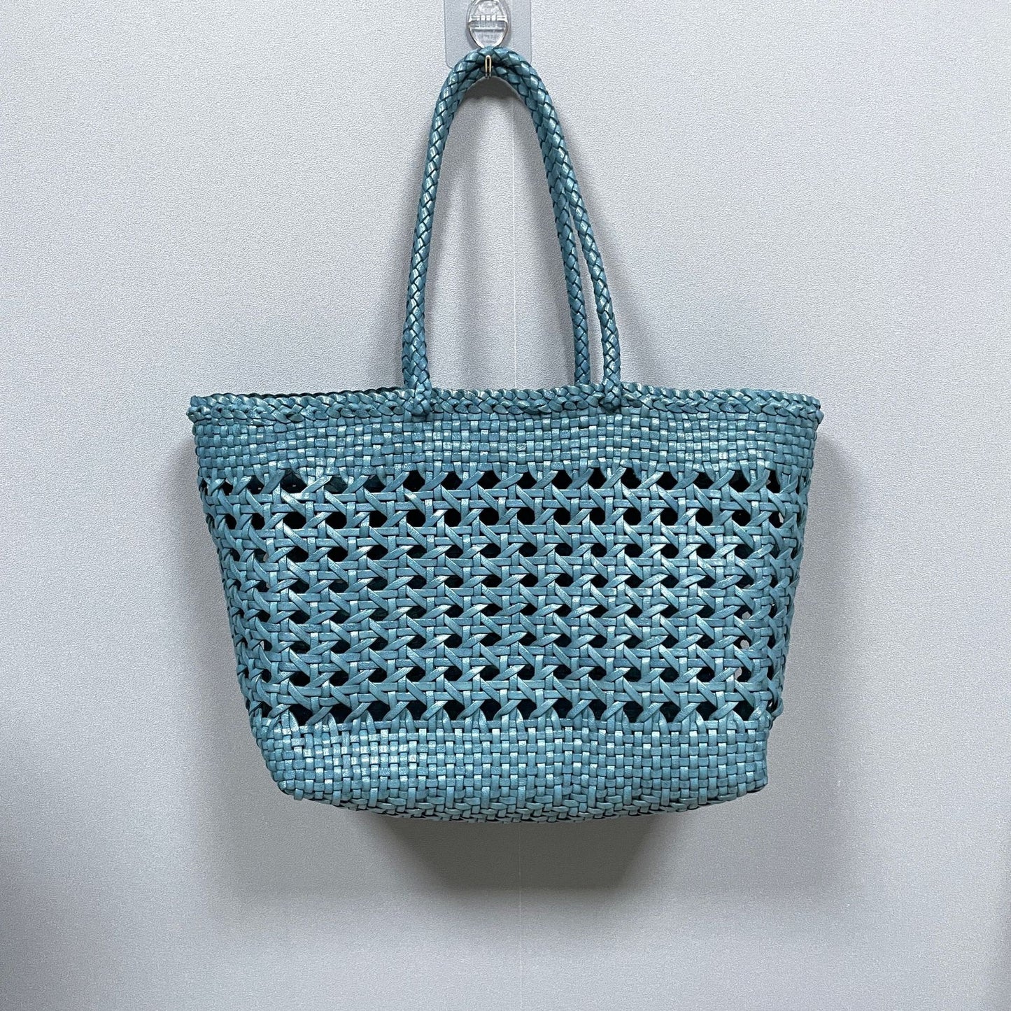 Women's Woven First Layer Cowhide Hollow Vegetable Handbags