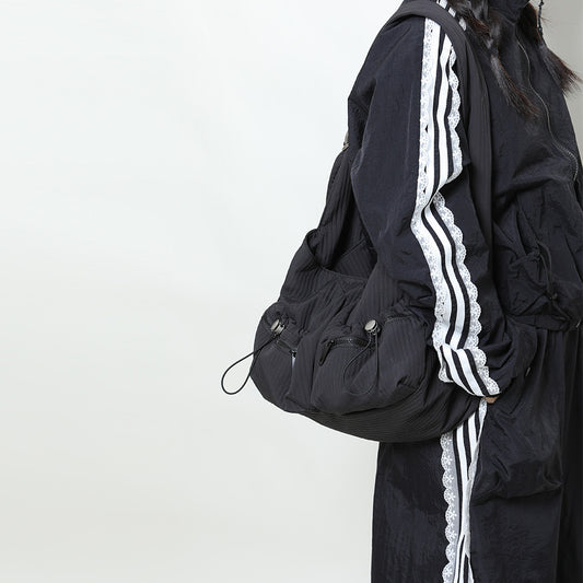 Women's Spring Large Capacity Pleated Cloud Underarm Crossbody Bags