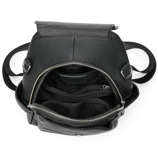 Women's Leather Style Genuine For Summer Leisure Backpacks
