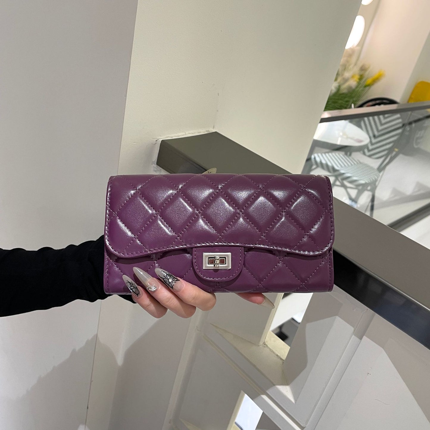Style High-grade Calfskin Mini Rhombus Chain Crossbody Bags
