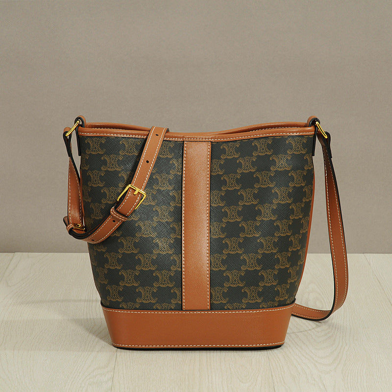 Arc Leather Niche Retro Large Capacity Crossbody Bags