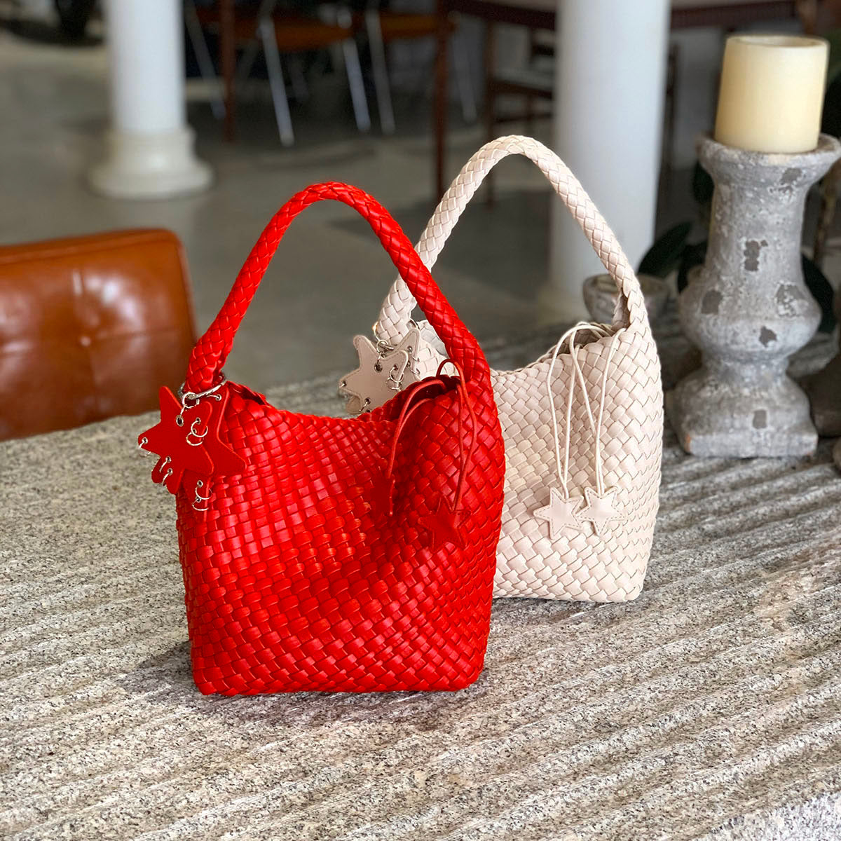 Graceful Women's Large Capacity Woven Hobo Tote Bags