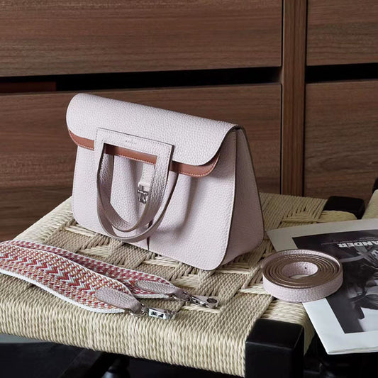 Imported Cowhide Hazzan High-grade Saddle Portable Crossbody Bags