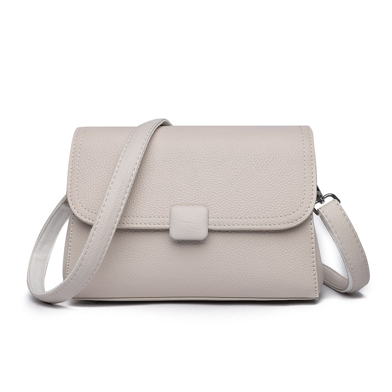 Women's Durable Genuine Leather High-grade Textured Shoulder Bags