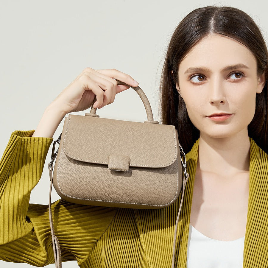 Women's Genuine Leather High-grade Portable First Layer Crossbody Bags