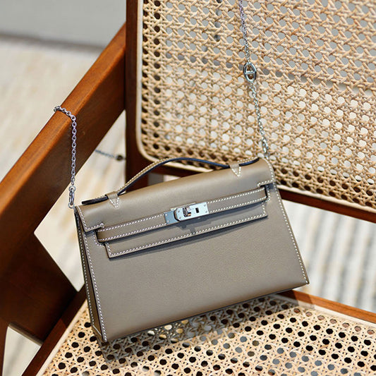 Women's Leather Generation Kelly High-grade First Layer Handbags