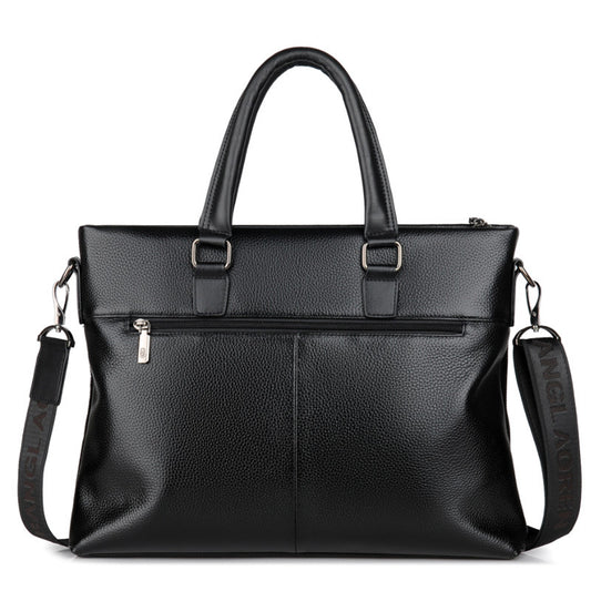 Men's First Layer Cowhide Single Business Leather Men's Bags