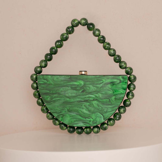 Women's Pearl Vintage Leopard Print Acrylic Hawksbill Simple Evening Bags