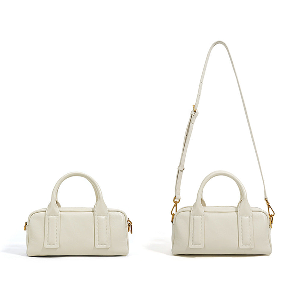 High-grade Genuine Leather Vintage Toast Versatile Handbags