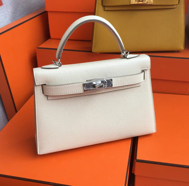 Women's Advanced Texture Kelly Genuine Leather Palm Shoulder Bags