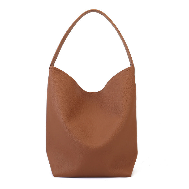 Elegant Women's First Layer Cowhide Commuter Handbags