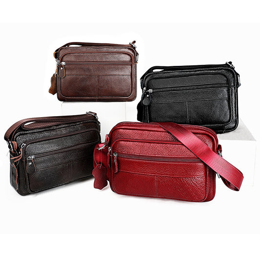 Women's First Layer Cowhide Mom Genuine Leather Mummy Shoulder Bags