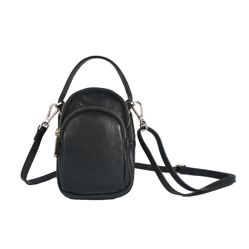 Women's Genuine Leather Mini Soft Simple Crossbody Bags