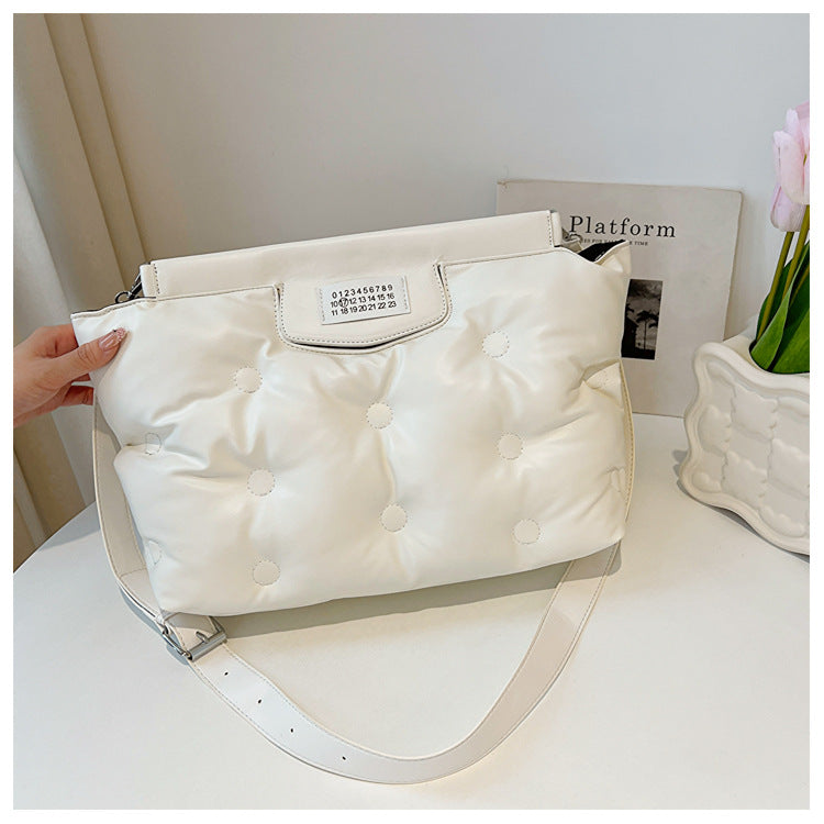 Women's Large Capacity Space Cotton High Texture Crossbody Bags