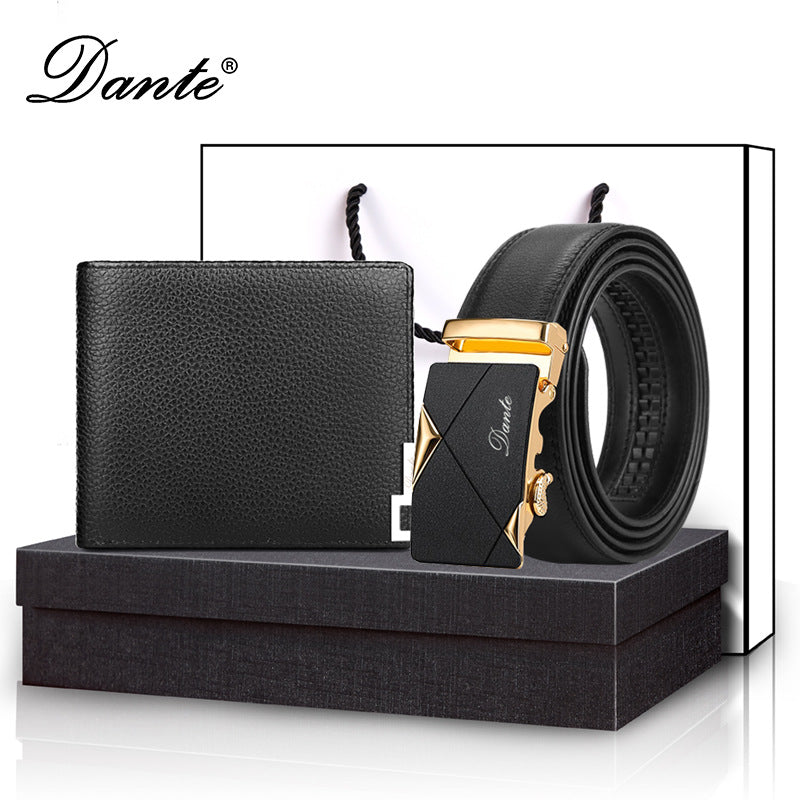 Men's Genuine Cattlehide Leather Surface Practical Suit Men's Wallets