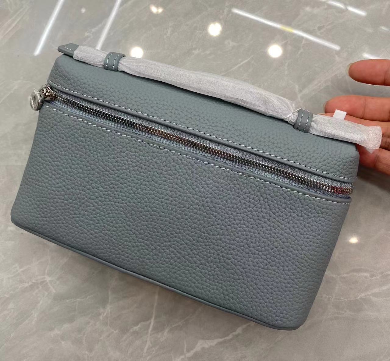 Layer Cowhide Lunch Box Portable Niche Crossbody Bags