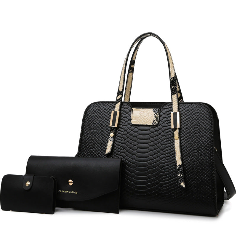 Women's Urban Simple Match Sets Mother Handbags