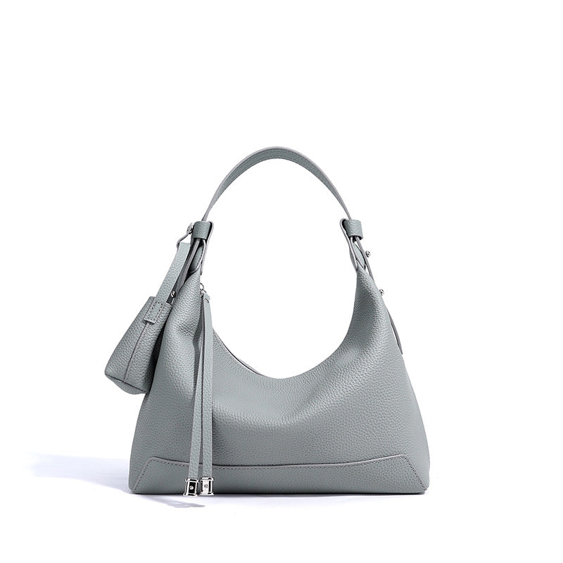 Women's Genuine Leather Large Capacity Niche High Shoulder Bags