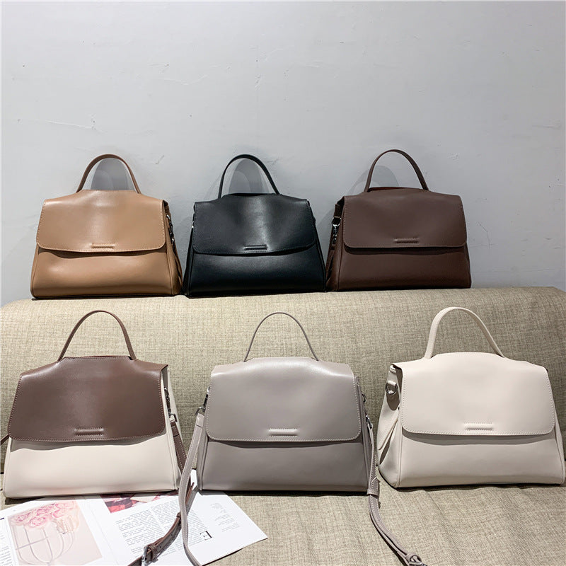 Women's Soft Cowhide Portable High-grade Leather Shoulder Bags