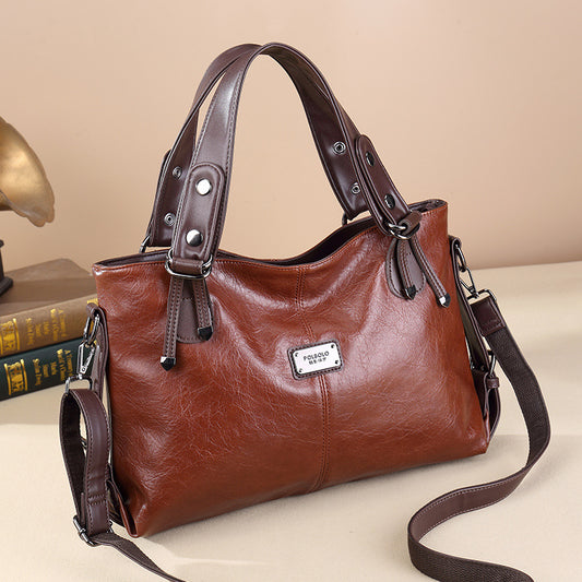 Women's Simple Large Capacity Retro Commuter Fashion Crossbody Bags