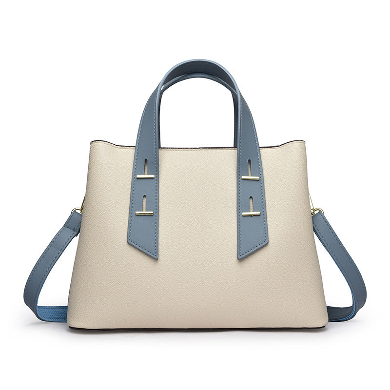 Women's Simple Large Capacity Soft Leather High Bags