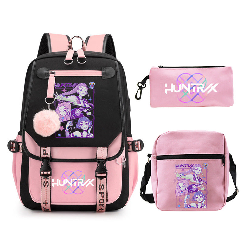 Elegant Children's Merchandise Printed Fashion Pencil Backpacks