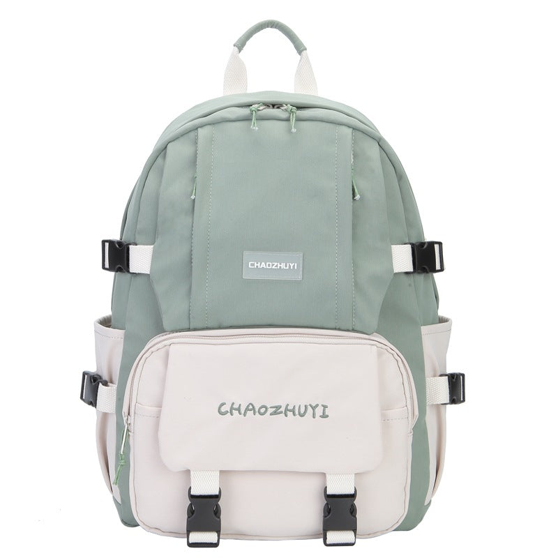 Waterproof Oxford Cloth Lightweight Simple Female Backpacks