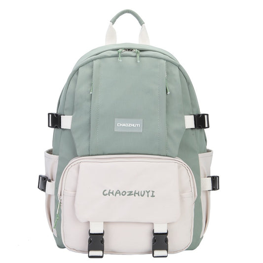 Waterproof Oxford Cloth Lightweight Simple Female Backpacks