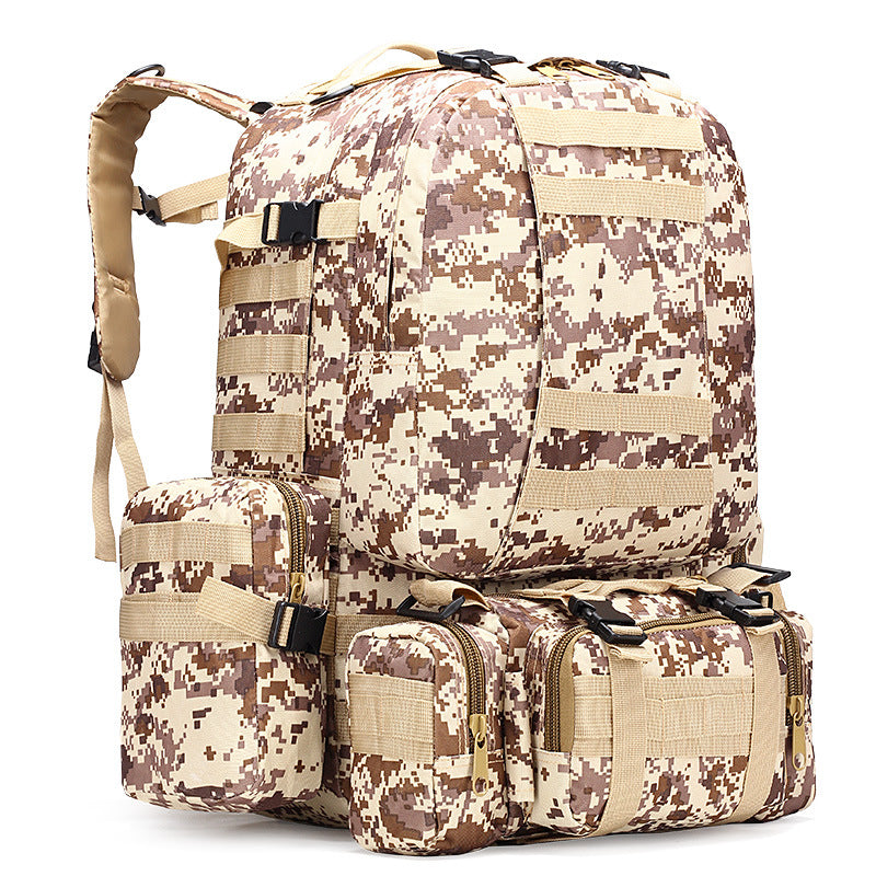 Women's & Men's & Camouflage Camping Large Capacity Combination Mountaineering Backpacks