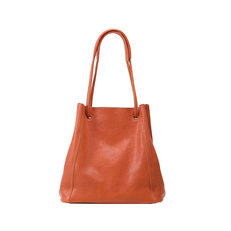 Leather Niche Retro Commuter Large Capacity Armpit Bags