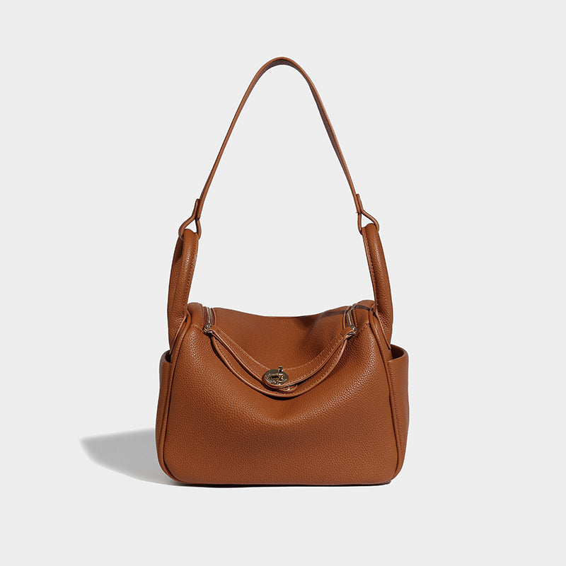 Women's Fashion High-grade Niche Genuine Leather Handbags