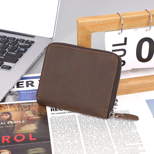 For Man Crazy Horse Pocket American Men's Wallets