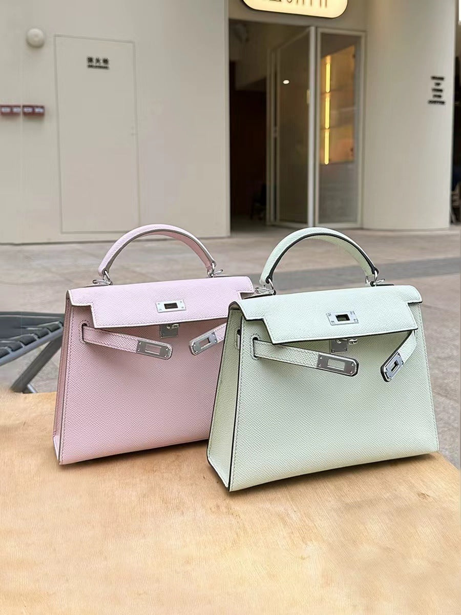 Women's High-grade Mini Kelly Genuine Leather Calfskin Crossbody Bags