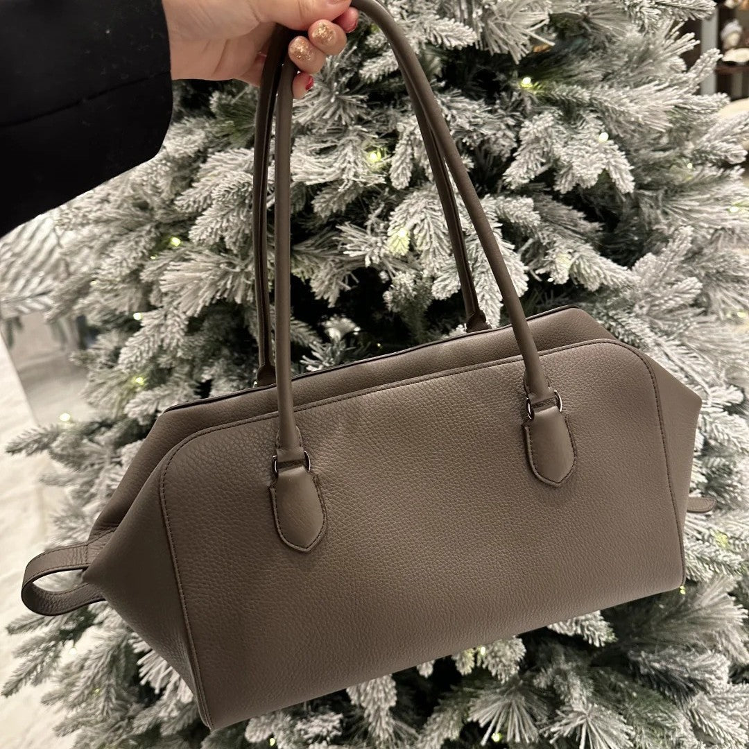 Charming Women's Bowling Commuter Genuine Leather Handbags