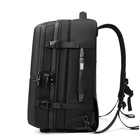 Men's Compression Invisible Tugboat Business Commute Large Backpacks