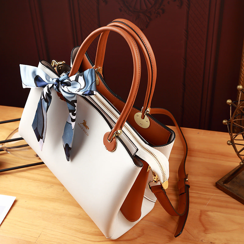 Women's Capacity Mom Genuine Leather Mother's Day Handbags