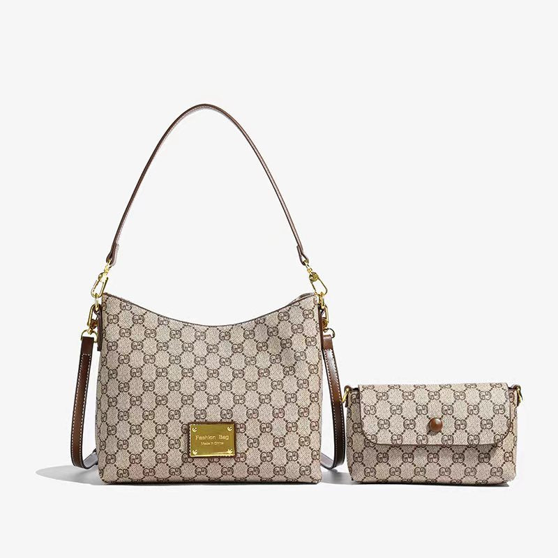 Women's Printed Simple Versatile Large Capacity Shoulder Bags