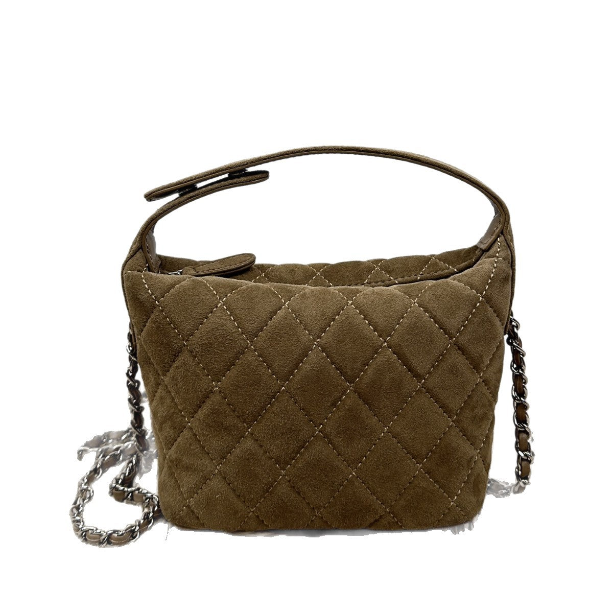 Women's Classic Style Diamond Chain Lunch Box Shoulder Bags