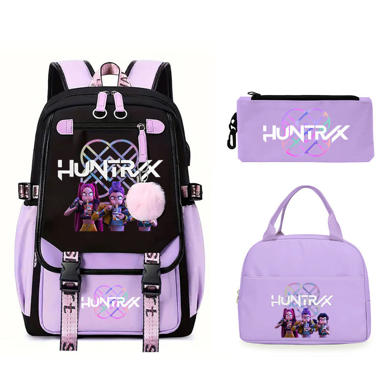 Children's Animation Printing Large Capacity Lightweight Fashion Trend Backpacks