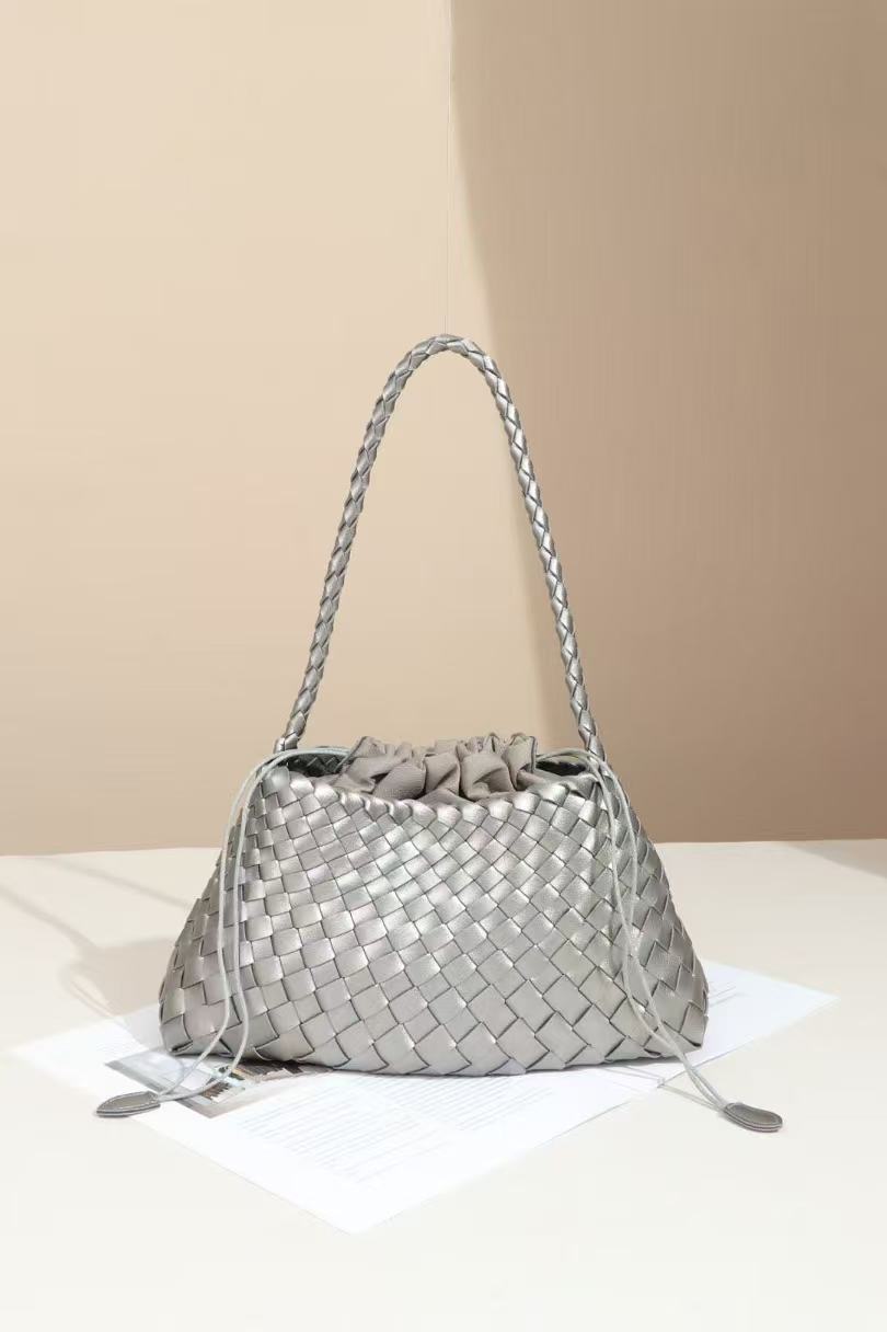 Women's Genuine Leather Hand-woven Underarm High-grade Versatile Shoulder Bags