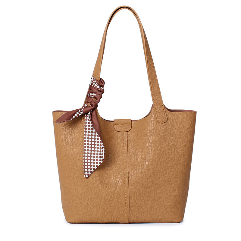 Women's Genuine Leather Cowhide Fashion Commuter Shoulder Bags
