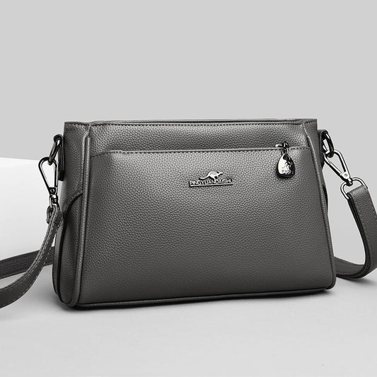 Women's Mother Soft Leather Generous Large Shoulder Bags