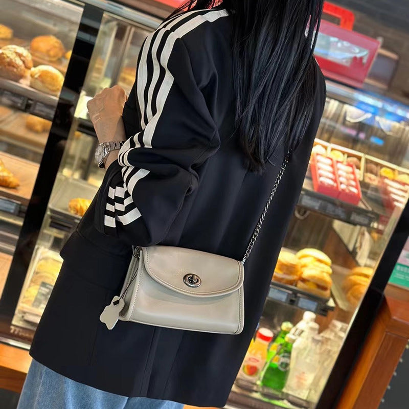 Women's Elegant High-grade Chain Genuine Leather Lightweight Shoulder Bags