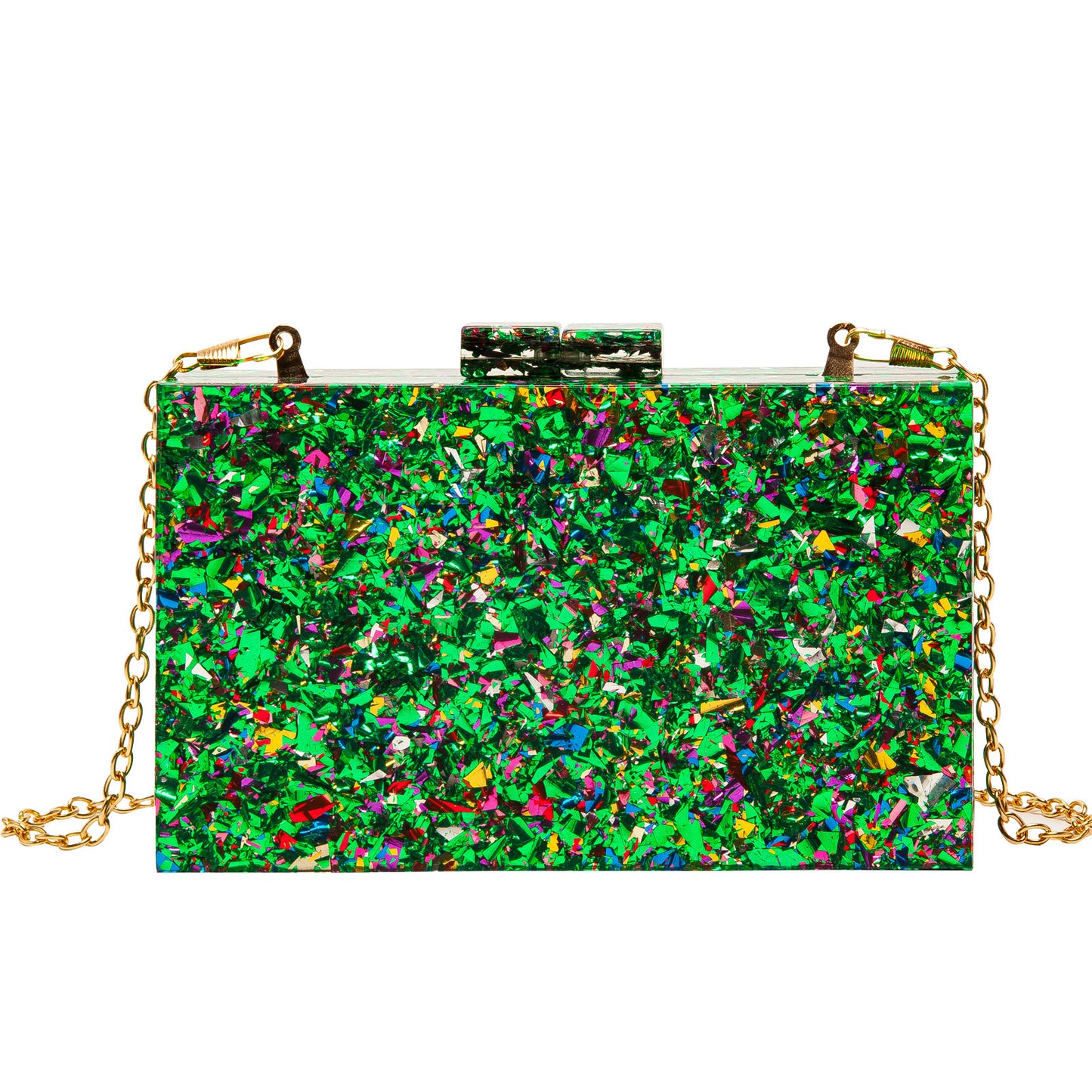 Acrylic Paillette Banquet Dress Garment Clutch Evening Bags