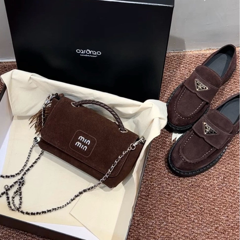 Women's Advanced Texture Chain Design Super Popular Shoulder Bags