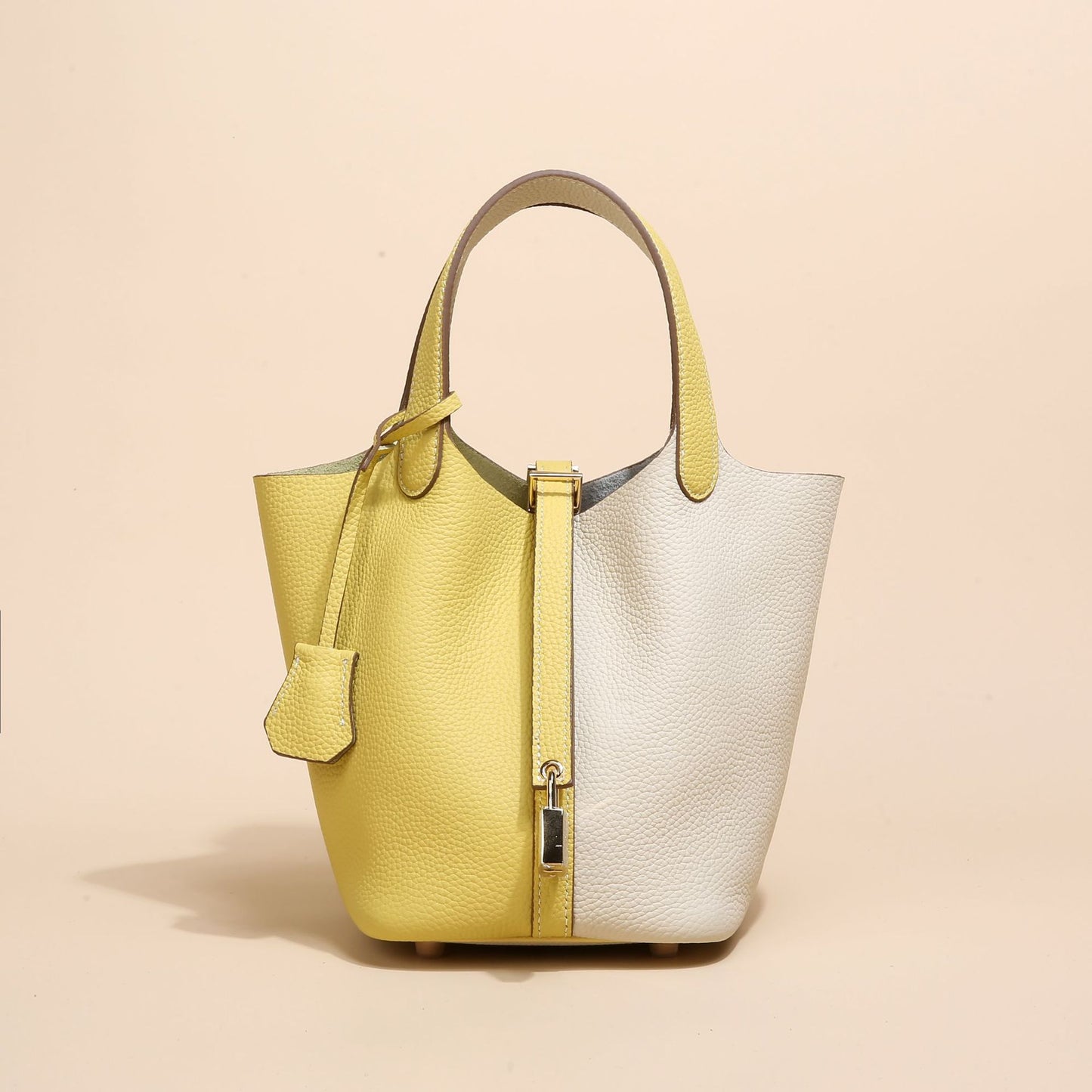 Women's Vegetable Basket Genuine Leather Large Capacity Handbags