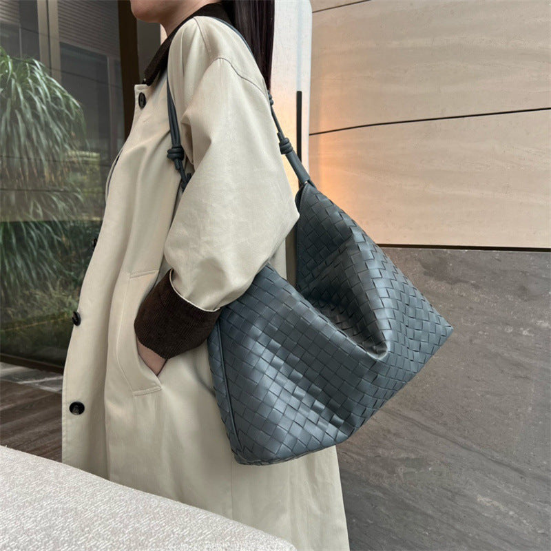 Attractive Women's Woven Large Capacity Underarm Shoulder Bags