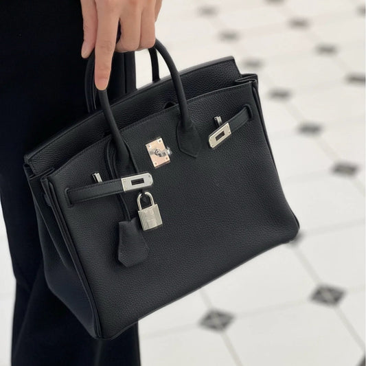 Women's First Layer Cowhide Sier Large Capacity Handbags