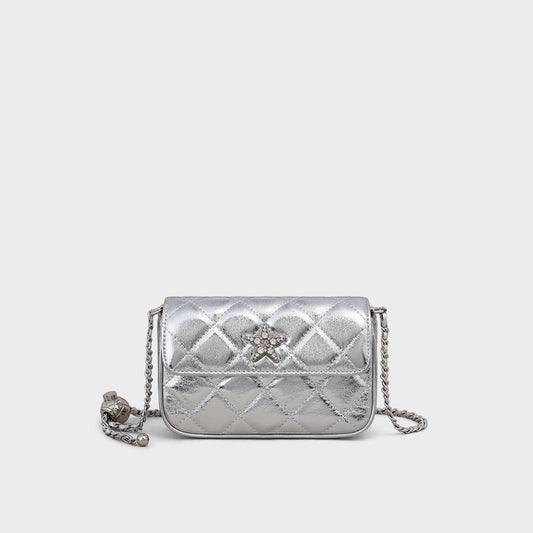 Autumn Chain Sier High Sense Genuine Crossbody Bags