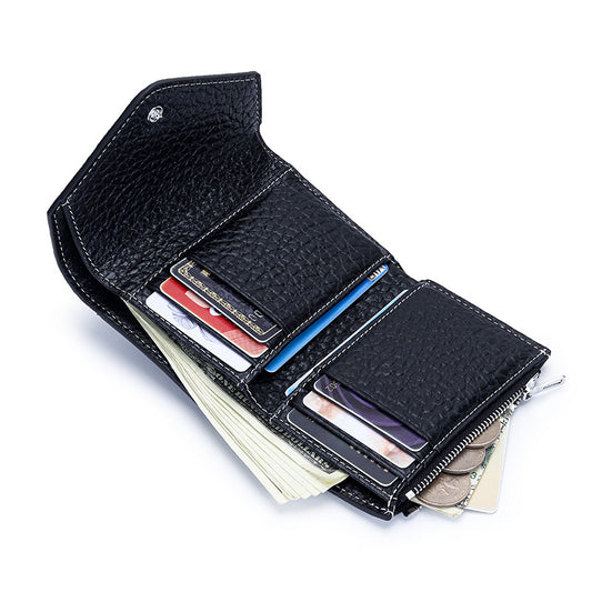 Women's Inside Outside Full Top Layer Cowhide Ladies Wallets